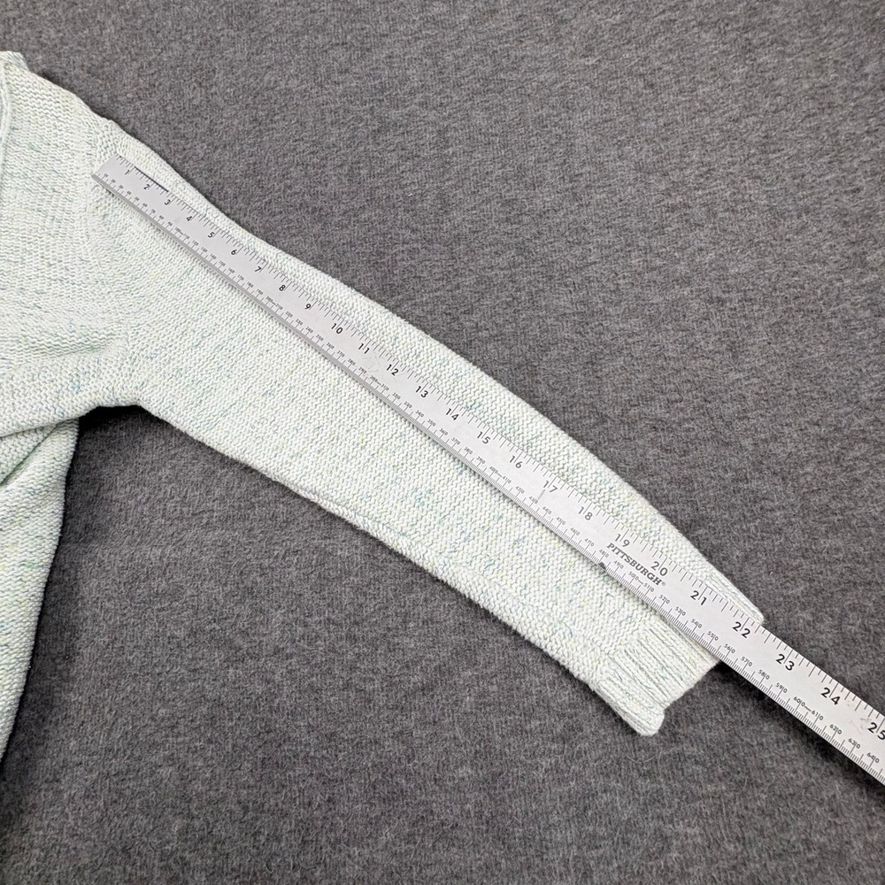 Talbots Women XL Cable Knit Sweater Speckled Cottagecore Neutral Coastal Prep - Picture 8 of 8